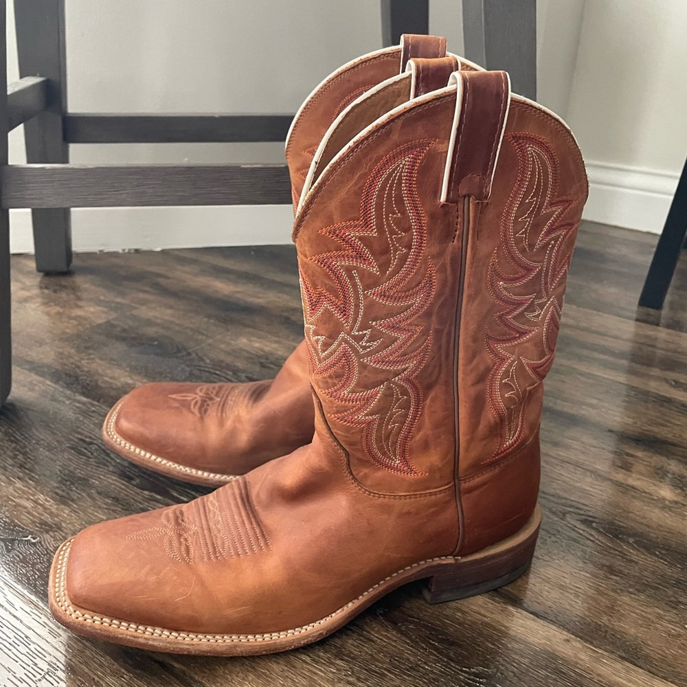 Justin Men’s Leather Cowboy boots. Size 11D
